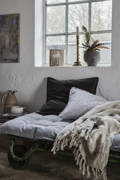 Lene Bjerre - Fiona pude 60x40 cm. mørkegrå