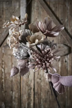 Lene Bjerre - Happia dekorationsblomst - Lyserød - D5,5 H5,5