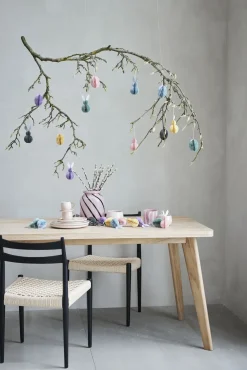 Lene Bjerre - Marelle vase/fyrfadsstage i glas 10 cm. lyserød