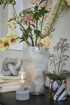 Lene Bjerre - Marinella vase H30,5 cm. sølvgrå