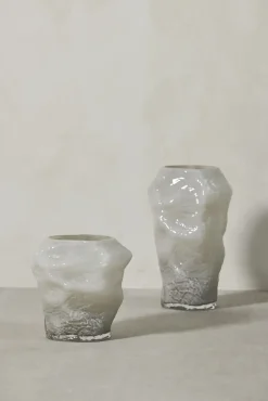 Lene Bjerre - Marinella vase H30,5 cm. sølvgrå