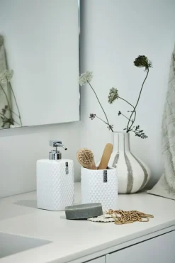 Lene Bjerre - Marion tandkrus H10,5 cm. hvid