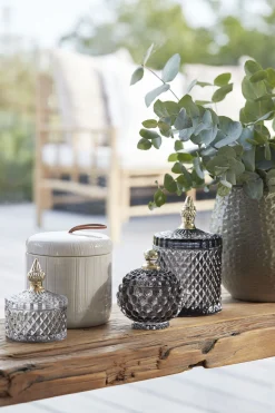 Lene Bjerre - Miya krukke H17,5 cm. mørkegrå