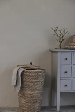 Lene Bjerre - Norah vasketøjskurv 70 cm. høj natur