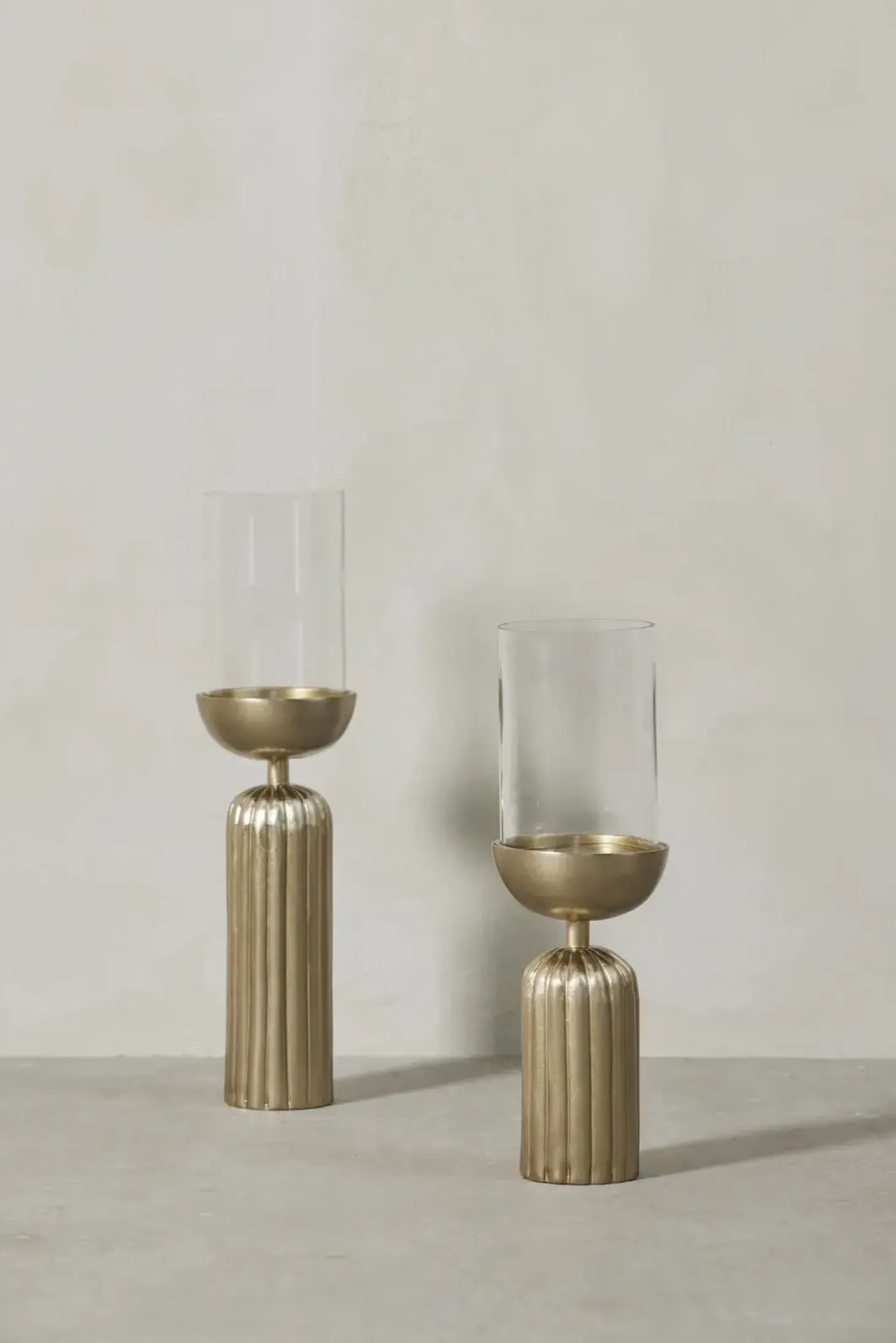 Lene Bjerre - Sandia stage til bloklys H36,5 cm. lys guld