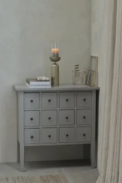 Lene Bjerre - Sandia stage til bloklys H36,5 cm. lys guld