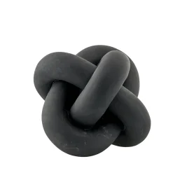 Lene Bjerre - Serafina dekoration Knude H13 cm. sort