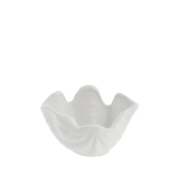 Lene Bjerre - Sheline muslingeskål 17x13 cm. hvid