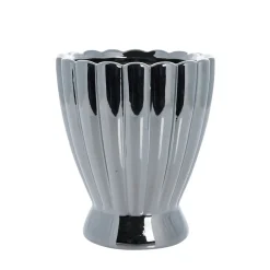 Lene Bjerre - Shenella urtepotteskjuler H20 cm. sølv