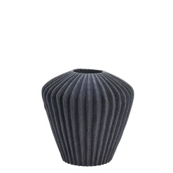 Lene Bjerre - Susia vase H16,5 cm. mørkegrå