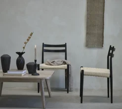 Lene Bjerre - Susia vase H16,5 cm. mørkegrå