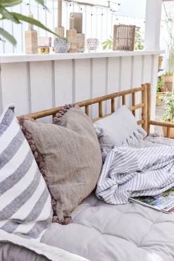 Lene Bjerre - Travina lysestage 11,5 cm. sand marmor