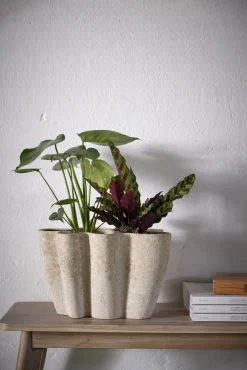 Lene Bjerre - Valina skjuler i stentøj 21x22 cm. sand