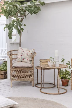 Lene Bjerre - Vielle skjuler i keramik Ø14 cm. råhvid