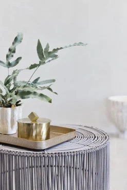 Lene Bjerre - Vielle skjuler i keramik Ø14 cm. råhvid