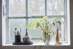 Lene Bjerre - Vielle skjuler i keramik Ø14 cm. råhvid