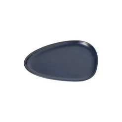 LindDNA - Stoneware Lunch Plate, Navy