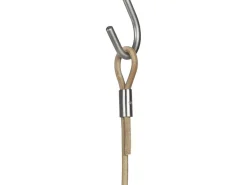 LindDNA bøjlestang - Swing 80 cm (black oak/black lether cord)