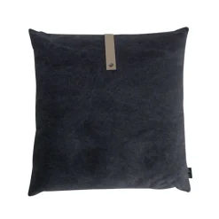 Louise Smærup - Pude, canvas - Sort (50x50 cm.)