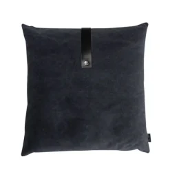 Louise Smærup - Pude, canvas - Sort (50x50 cm.)