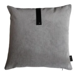 Louise Smærup - Pude Corduroy - Icecold Grey (50x50 cm)