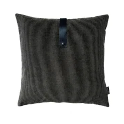 Louise Smærup - Pude, corduroy - Dark Grey (50x50 cm.)