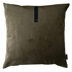 Louise Smærup - Pude, corduroy - Army (50x50 cm.)