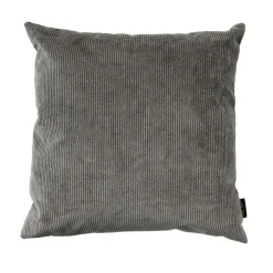 Louise Smærup - Pude, fløjl u. strop - Light Grey (50x50 cm.)