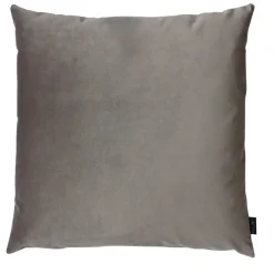 Louise Smærup - Pude, velour u. strop - Brown/grey (50x50 cm.)