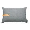 Louise Smærup pude - Grå pude i canvas 60 x 40
