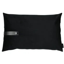 Louise Smærup pude - Sort pude i velour 60 x 40 cm