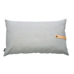 Louise Smærup pude - Vendbar pude i grå Canvas 80 x 50 cm