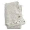 Lovely Linen - Badehåndklæde - Light Grey - 90x145 cm