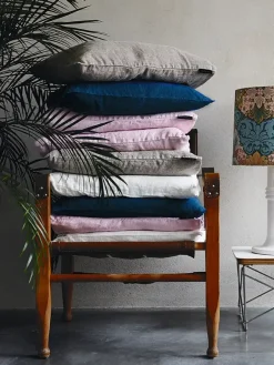 Lovely Linen - Pudebetræk - 40x70 cm - Dusty blue