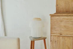 Made By Hand - Bordlampe - Papier Ø30 Double Table - Soft Yellow