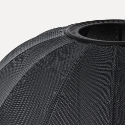 Made By Hand - Gulvlampe - Knit-Wit 45 Round Floor High - Black