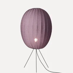 Made By Hand - Gulvlampe - Knit-Wit 65 High Oval Floor Medium - Burgundy