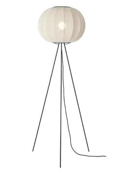 Made By Hand - Gulvlampe - Knit-Wit 45 Round Floor High - Pearl White