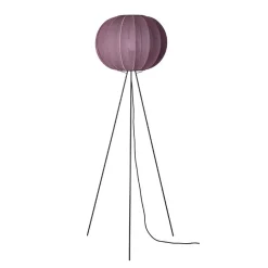 Made By Hand - Gulvlampe - Knit-Wit 60 Round Floor High - Burgundy