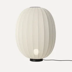 Made By Hand - Gulvlampe - Knit-Wit 65 High Oval Floor Level - Pearl White