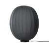 Made By Hand - Gulvlampe - Knit-Wit 65 High Oval Floor Level - Black