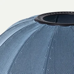 Made By Hand - Gulvlampe - Knit-Wit 45 Round Floor High - Blue Stone