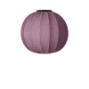 Made By Hand - Loftlampe - Knit-Wit 60 Round Ceiling - Burgundy