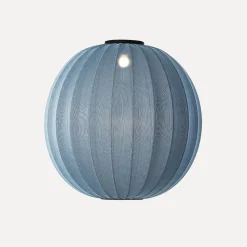 Made By Hand - Loftlampe - Knit-Wit 75 Round Ceiling - Blue Stone