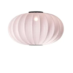 Made By Hand - Loftlampe - Knit-Wit 76 Oval Ceiling/Wall - Light Pink