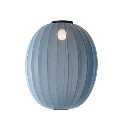 Made By Hand - Loftlampe - Knit-Wit 65 High Oval Ceiling - Blue Stone