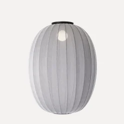 Made By Hand - Loftlampe - Knit-Wit 65 High Oval Ceiling - Silver