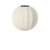 Made By Hand - Loftlampe - Knit-Wit 60 Round Ceiling - Pearl White