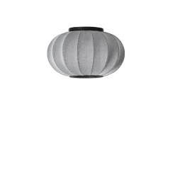 Made By Hand - Loftlampe/Væglampe - Knit-Wit 45 Oval - Silver