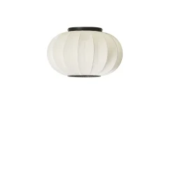 Made By Hand - Loftlampe/Væglampe - Knit-Wit 45 Oval - Pearl White